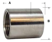 OD Machined Coupling SS Diagram